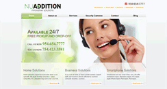 Desktop Screenshot of nuaddition.com